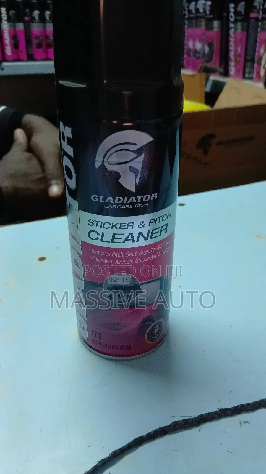 Gladiator Removes Pitch/ Sticker Remover/ Gladiator Sticker Remover