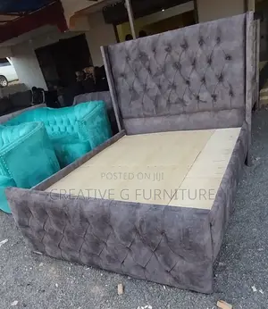 Soft Fabric Queen Bed