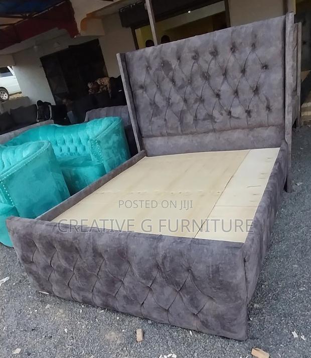 Soft Fabric Queen Bed - thumbnail 2