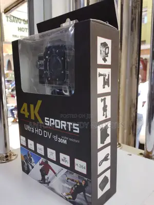 Ultra Hd 4k Action Camera For Cycling, Diving & Travel