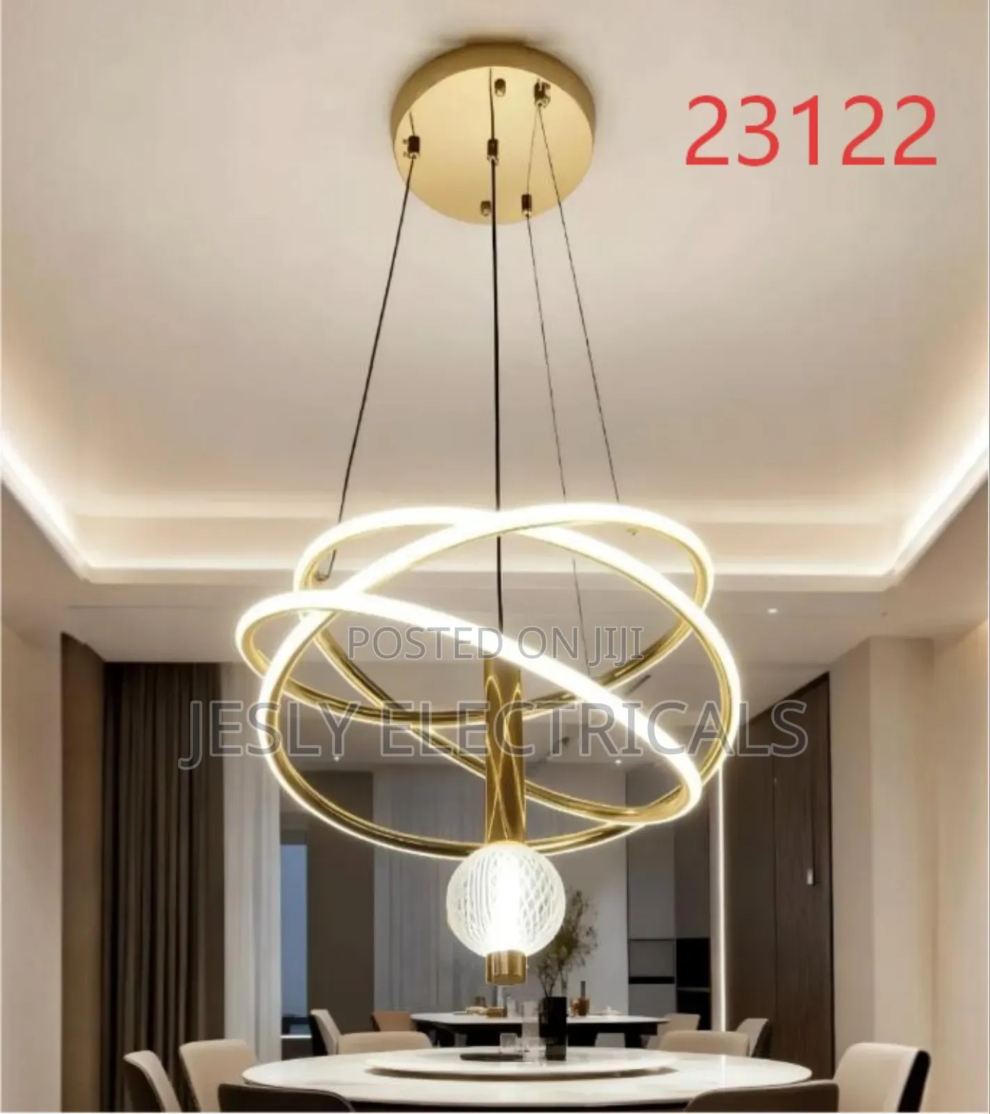 Interlocking Ring Chandalier