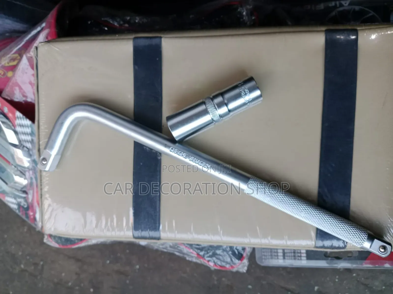 19mm Box Socket Spanner With Detachable L Handle