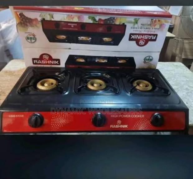 Rashnik Double Burner Glass Top Gas Stove (Rn-1515)