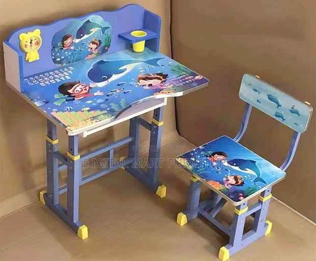 Pink Educational Desk Set For Kids - thumbnail 5