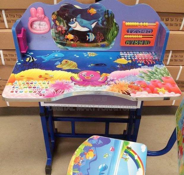 Pink Educational Desk Set For Kids - thumbnail 8