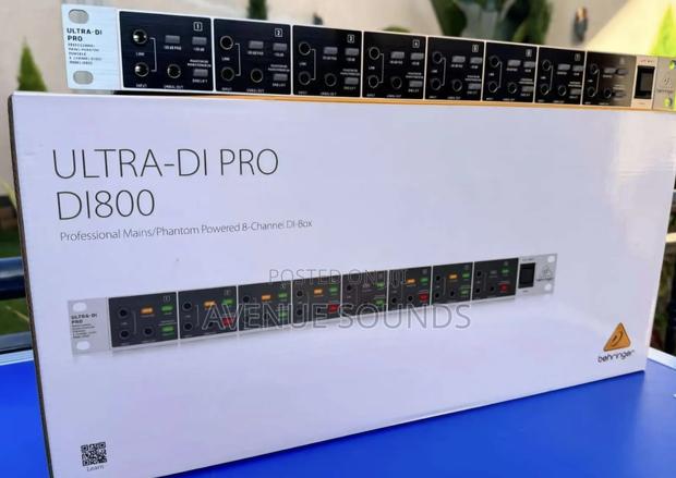 Behringer Ultra-di Pro Di800v2 8-channel Active Instrument Direct Box