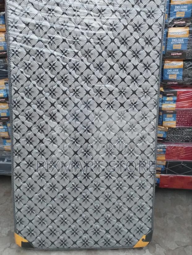 High-Density 3.5x6ft Plain Top Mattress – Morning Glory Comfort - main view