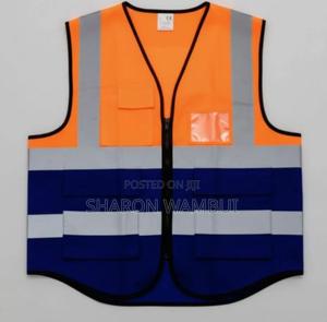 Quality Heavy Reflective Vest With Pocket/Heavy Reflective Vest - thumbnail 2