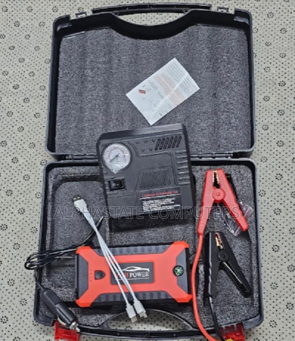 Car Jump Starter Power Bank With Inflator Multi-Function Car Safety - main view