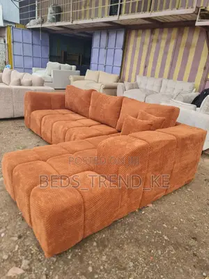 Responsive 6 Seater Modern Bubble L Sofa