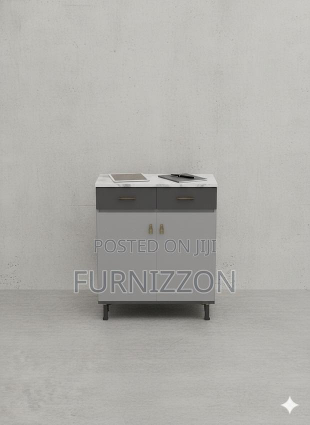 Minimalist Bedside 2-Door Cabinet