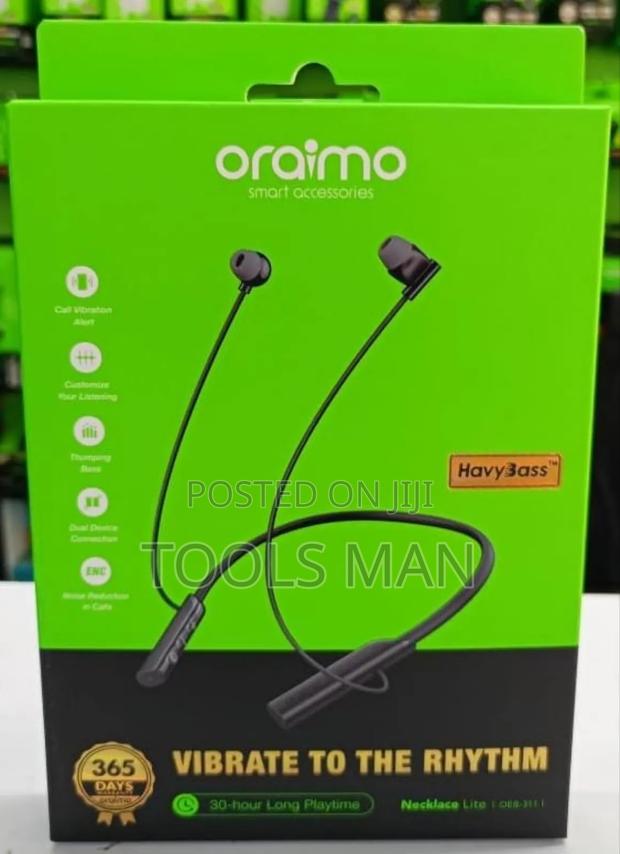 Oraimo Necklace Lite Wireless Earphones.