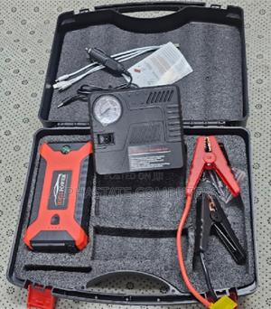 Portable Jump Starter With Built-in Air Compressor Complete Kit