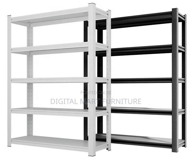 Black Modular 5-Tier Cabinet - thumbnail 2
