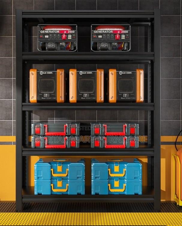 Black Modular 5-Tier Cabinet - thumbnail 4