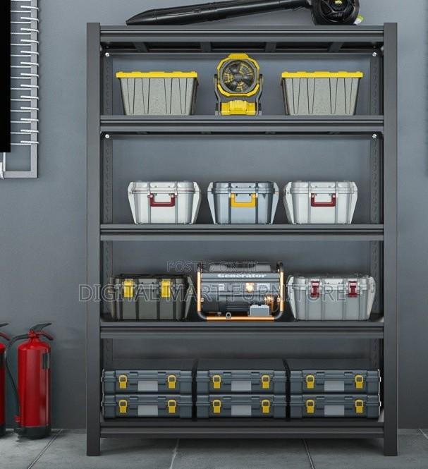 Black Modular 5-Tier Cabinet - thumbnail 6