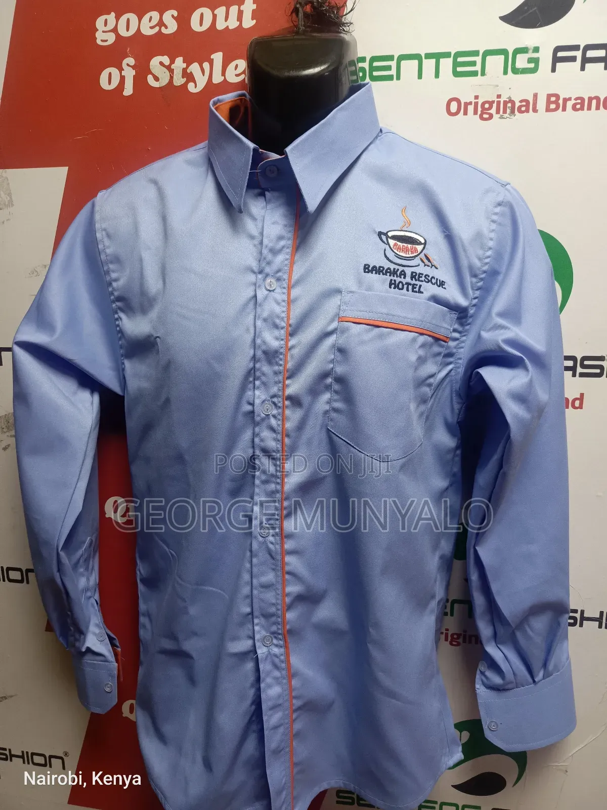 Men’S Cotton Work Shirt
