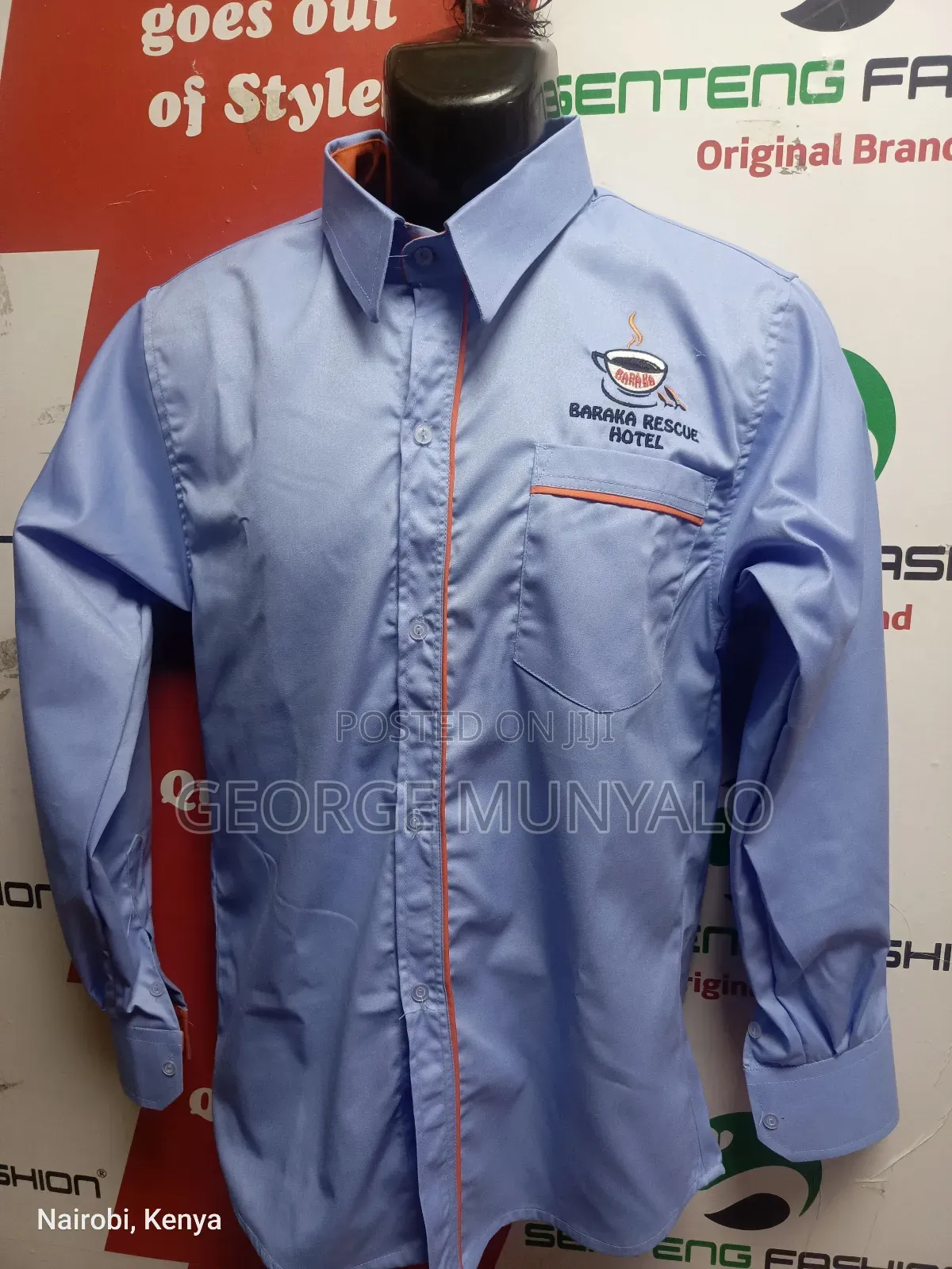 Men’S Cotton Work Shirt