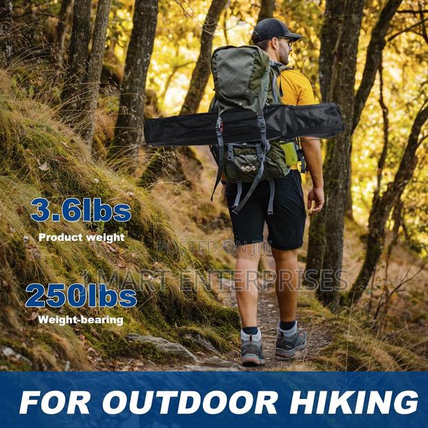 Foldable Portable Chairs With Carry Bag, Compact Design for Camping - thumbnail 3