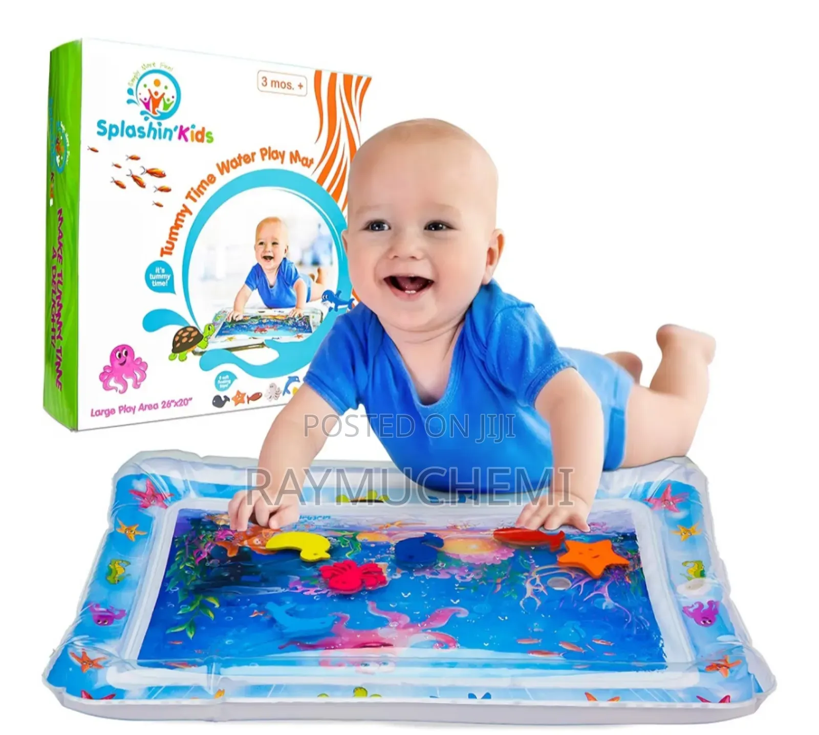 Inflatable Tummy Time Water Play Mat