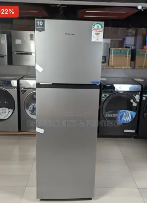 Hisense Fridge 250 Litres No Frost Silver Double Door