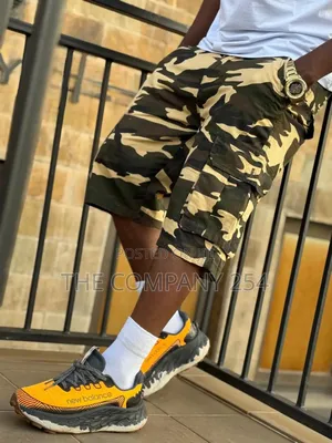 Designer Men's Cargo Combat Camouflage Jorts Shorts Size 30 to 40