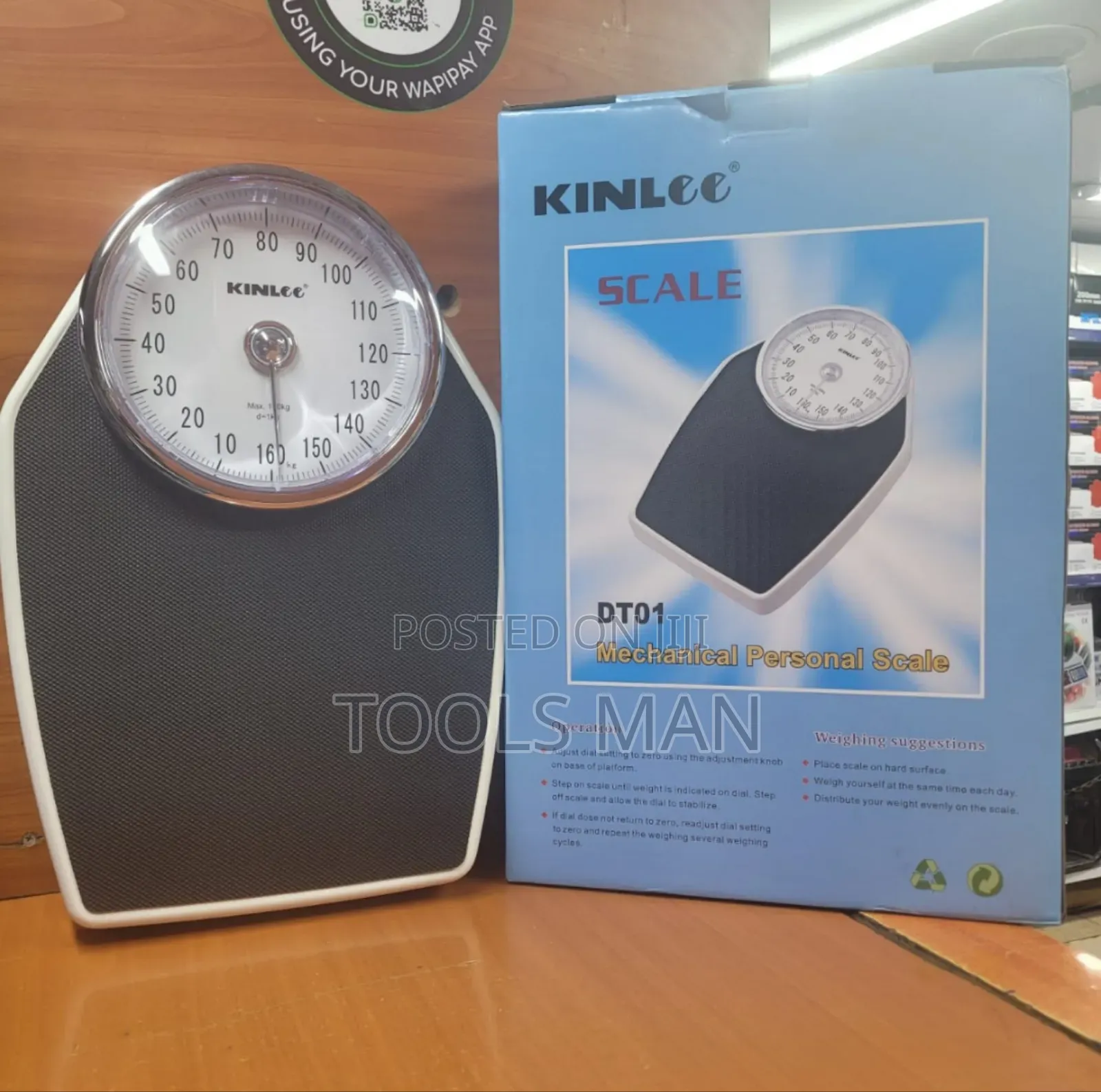 Kinlee Dt01 Mechanical Personal Scale.