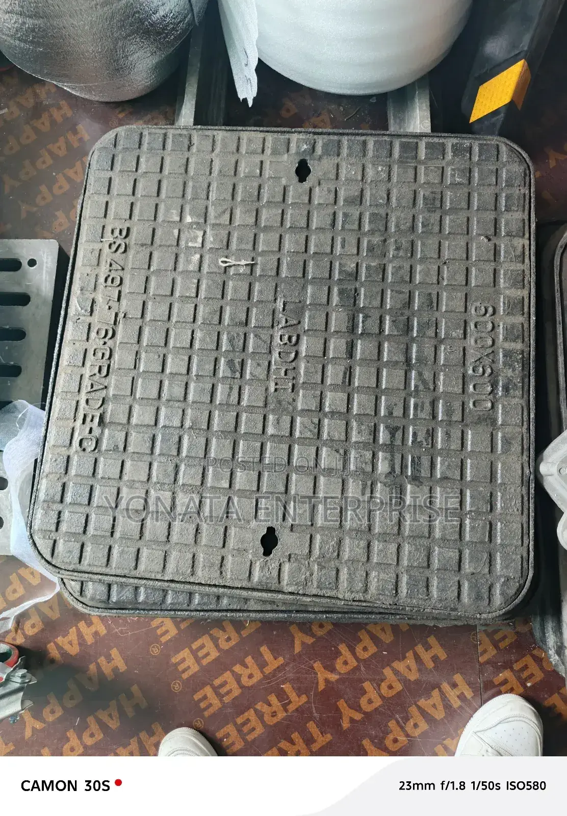 Cast Iron Manhole Cover Medium Duty 24*24