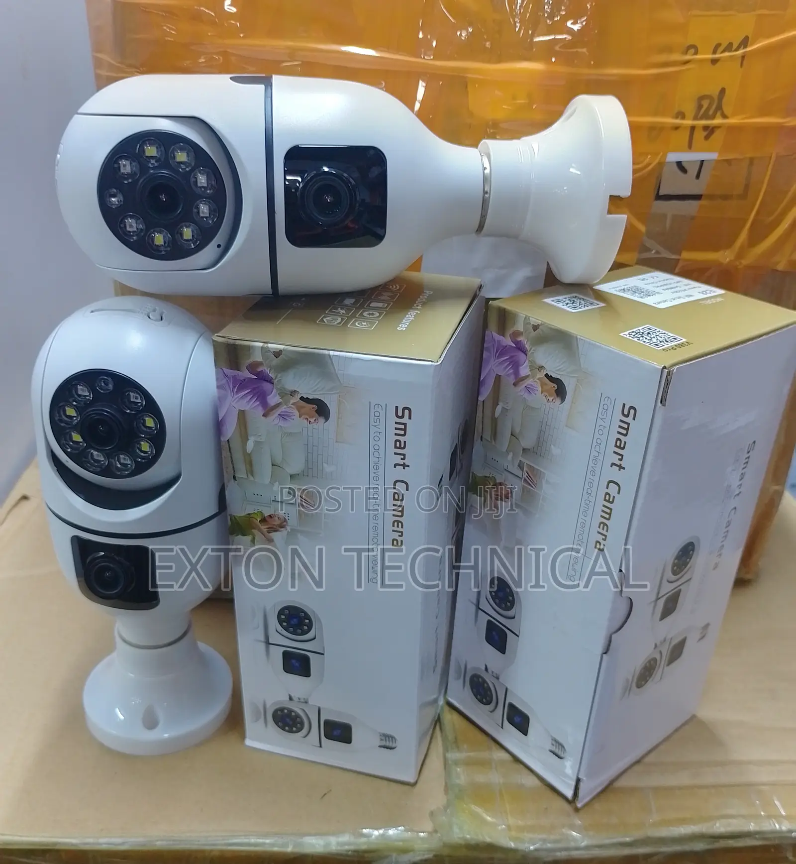 V380dual Lens Wifi Smart Net Bulb PTZ Camera 1080p Pan and Tilt PTZ