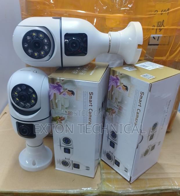 V380dual Lens Wifi Smart Net Bulb PTZ Camera 1080p Pan and Tilt PTZ