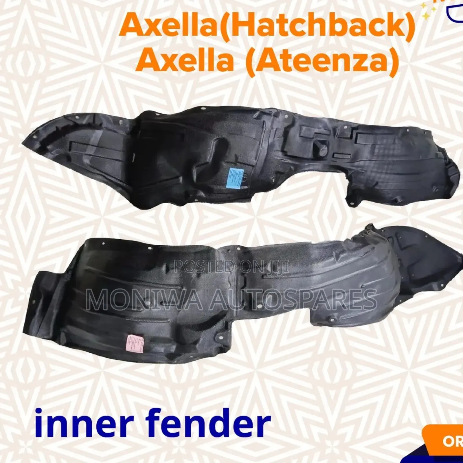 Stone Guard/Inner Fender Mazda Axella Hatchback and Atenza