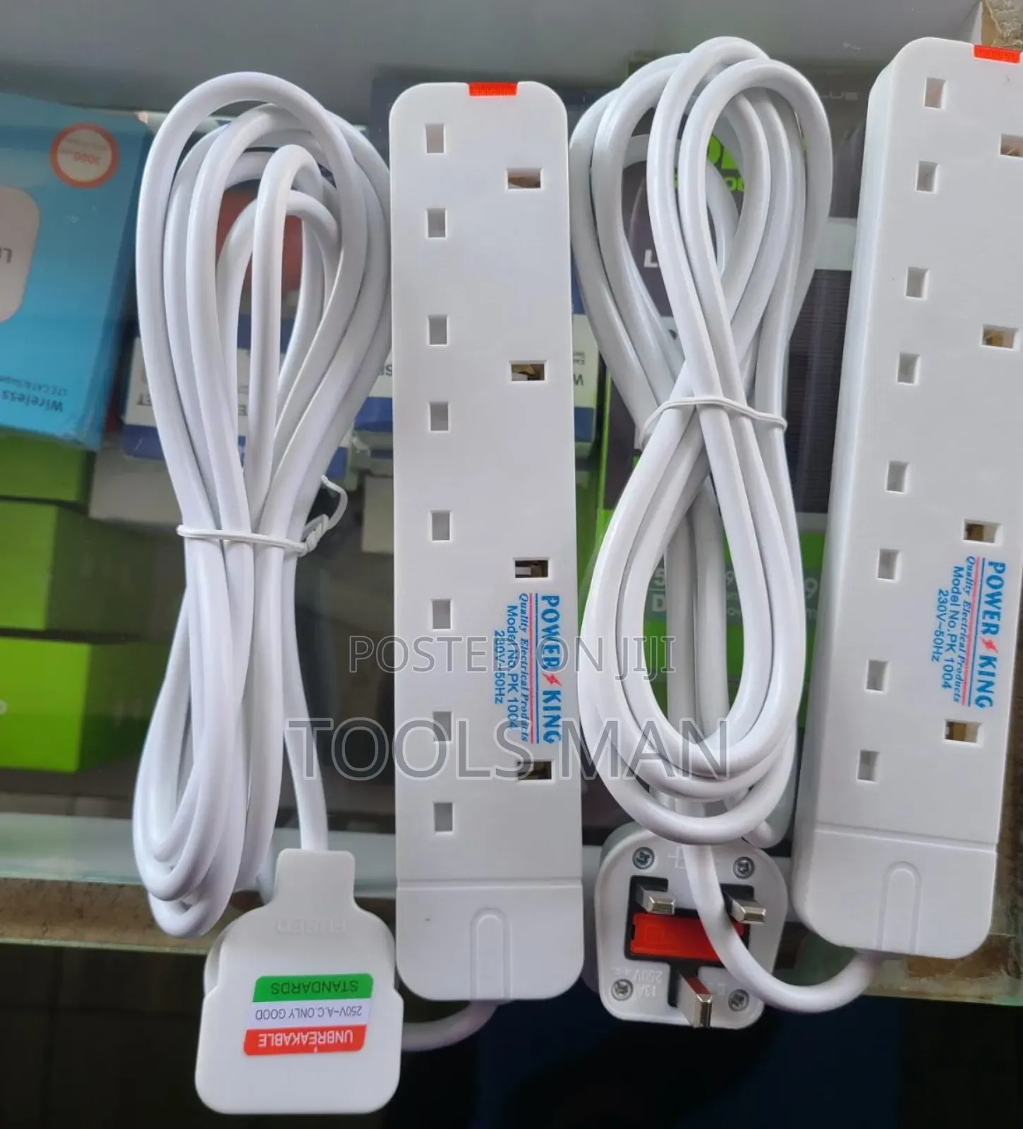 Power King 4-Way Power Extension Cable.