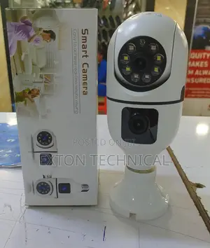 1080p Wireless Ptzdual Lensbulb CCTV Wifi Security Camera
