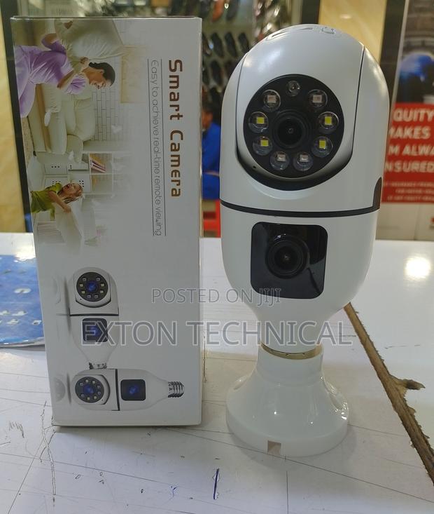 1080p Wireless Ptzdual Lensbulb CCTV Wifi Security Camera - main view