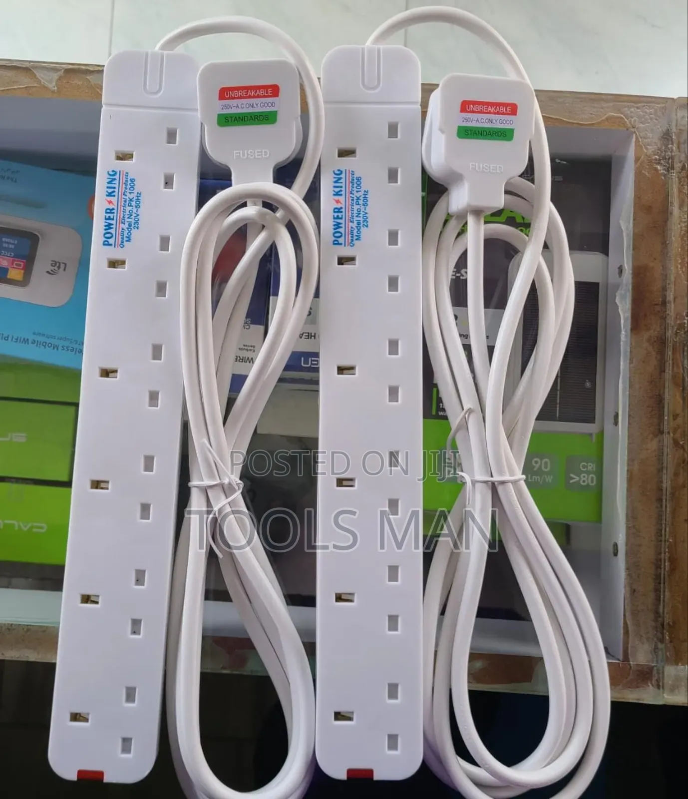 Power King 6-Way Power Extension Socket,