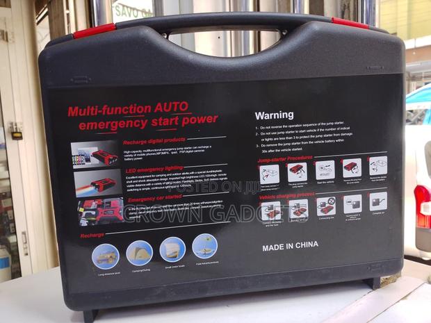 Portable Car Jump Starter With Air Compressor Led Light - thumbnail 3