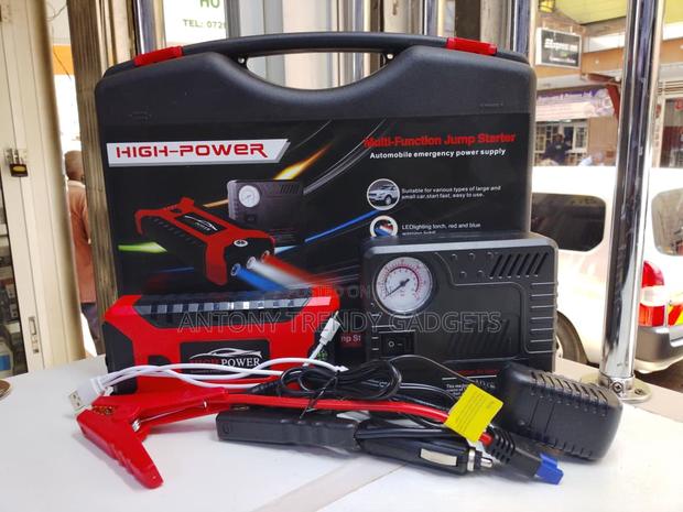 Emergency Car Jump Starter Kit With Led Light & Usb - main view