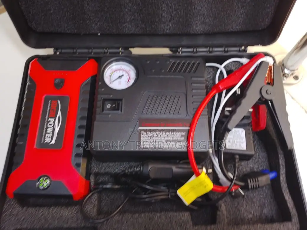 All-in-one Car Jump Starter, Air Pump & Power Bank