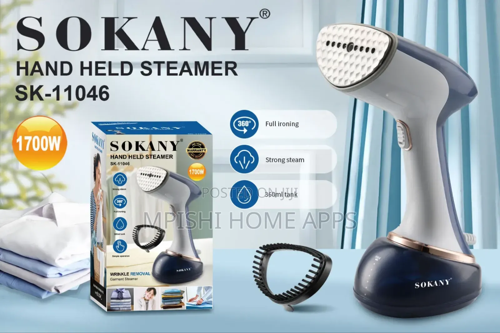 Sokany Handheld Garment Steamer