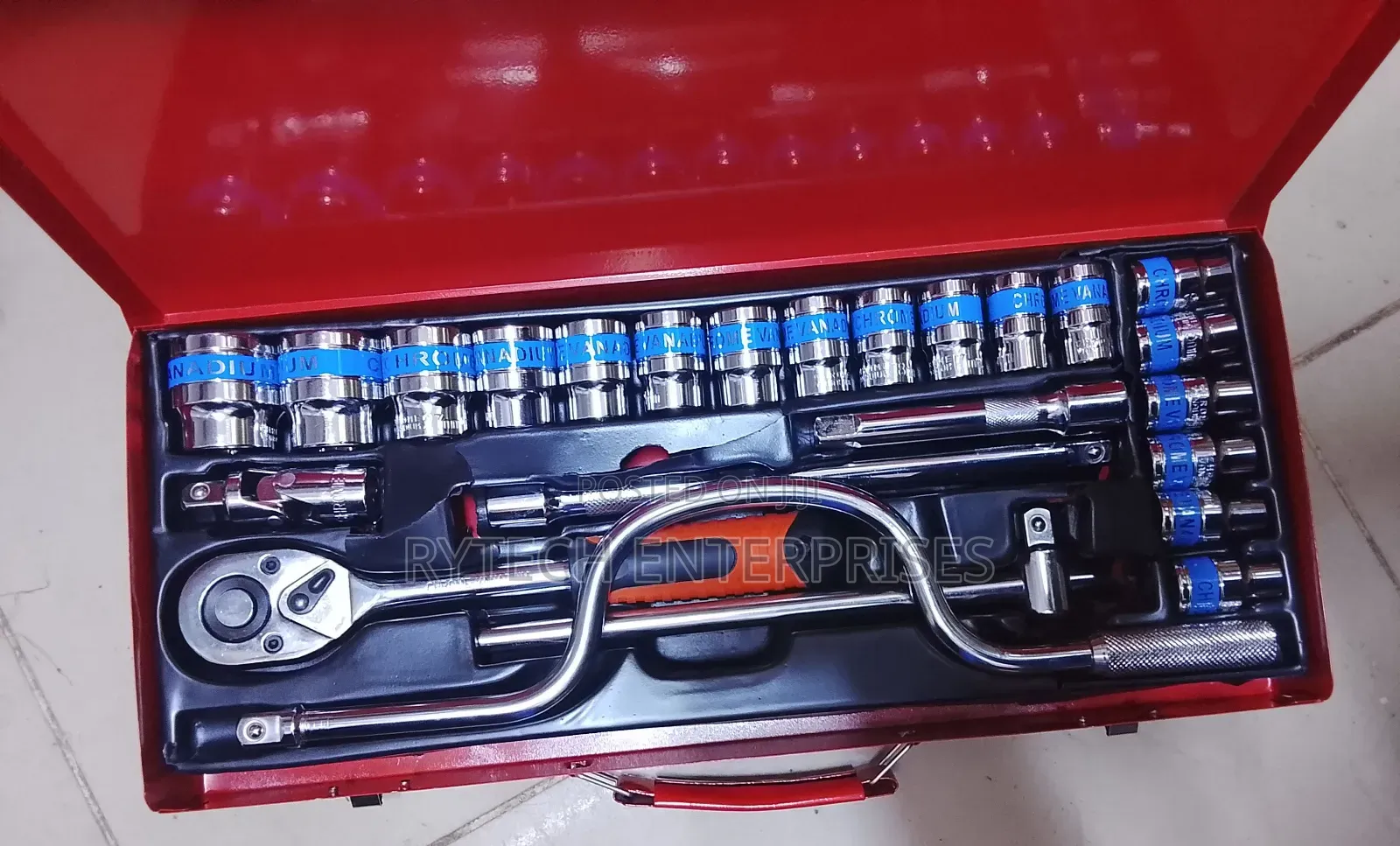 24pcs Chrome Vandinum/Socket Set