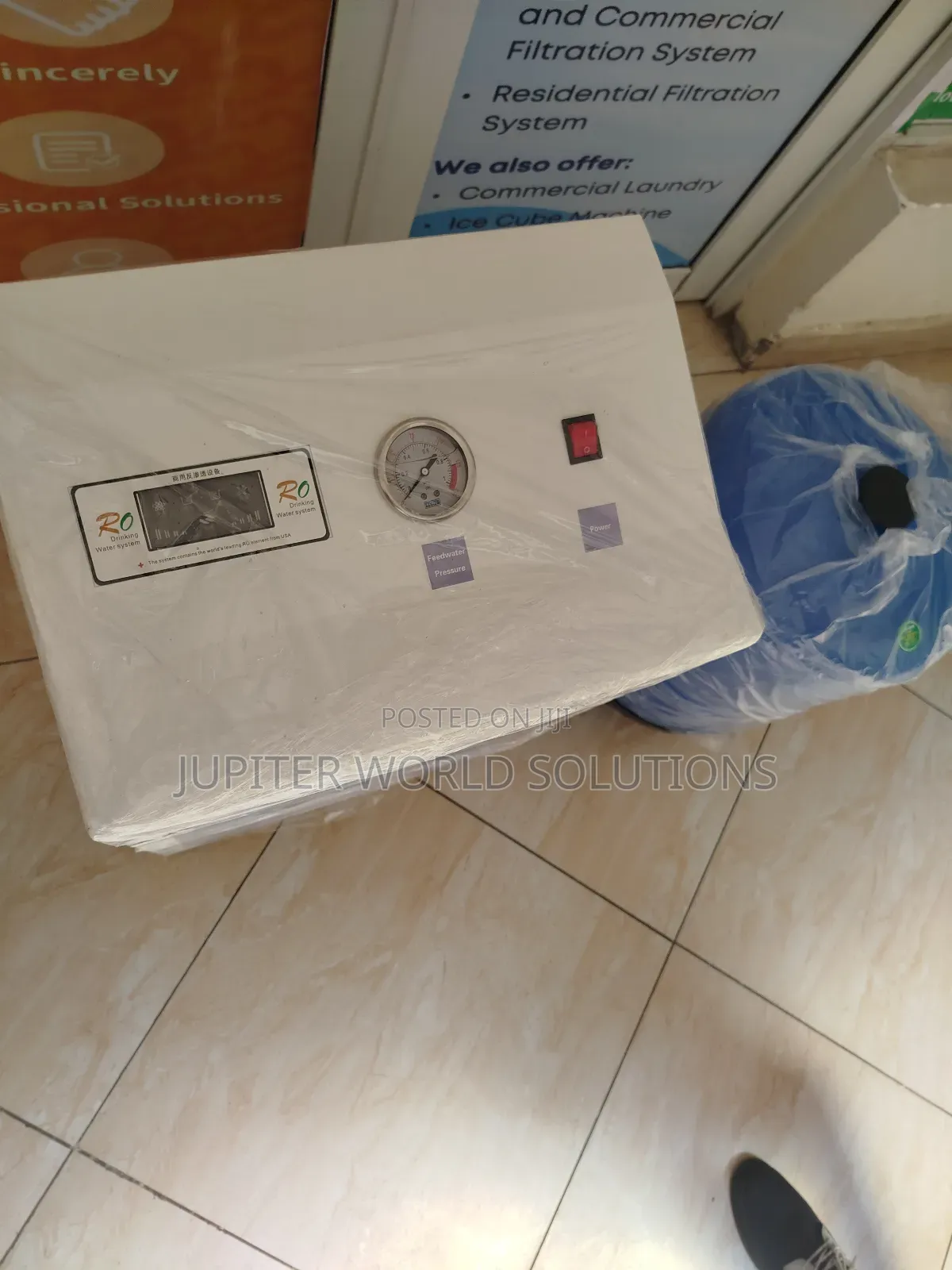 125 L/Hr Reverse Osmosis System