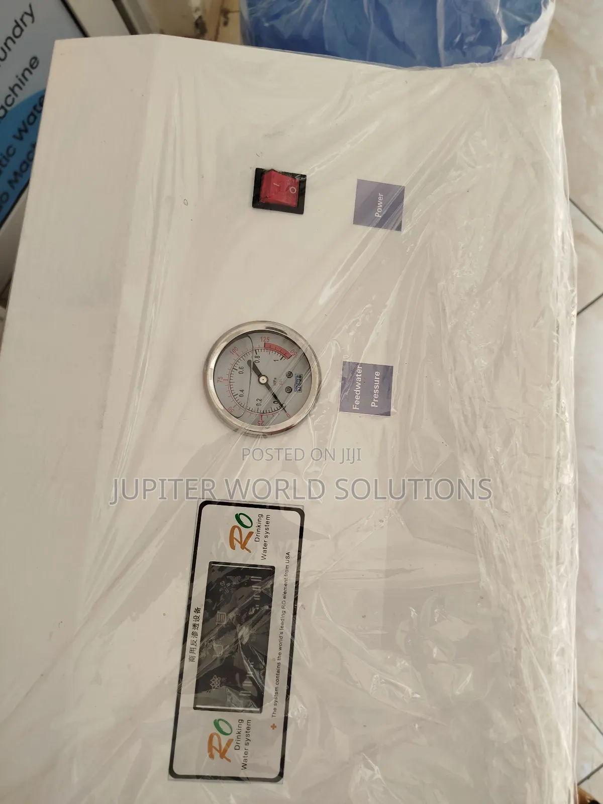 125 L/Hr Reverse Osmosis System