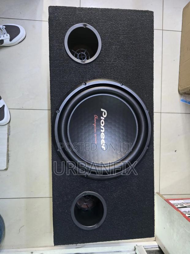 Pioneer 1600watts Double Coil Subwoofer With Double Breather Cabinet