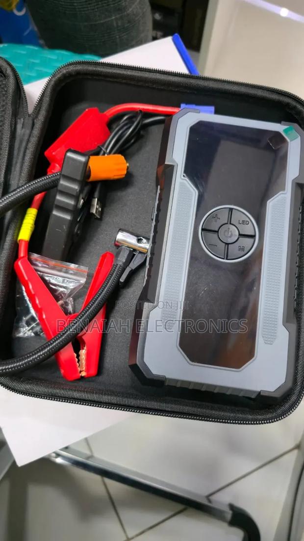 Car Jump Starter With Inflator,Led Display Portable