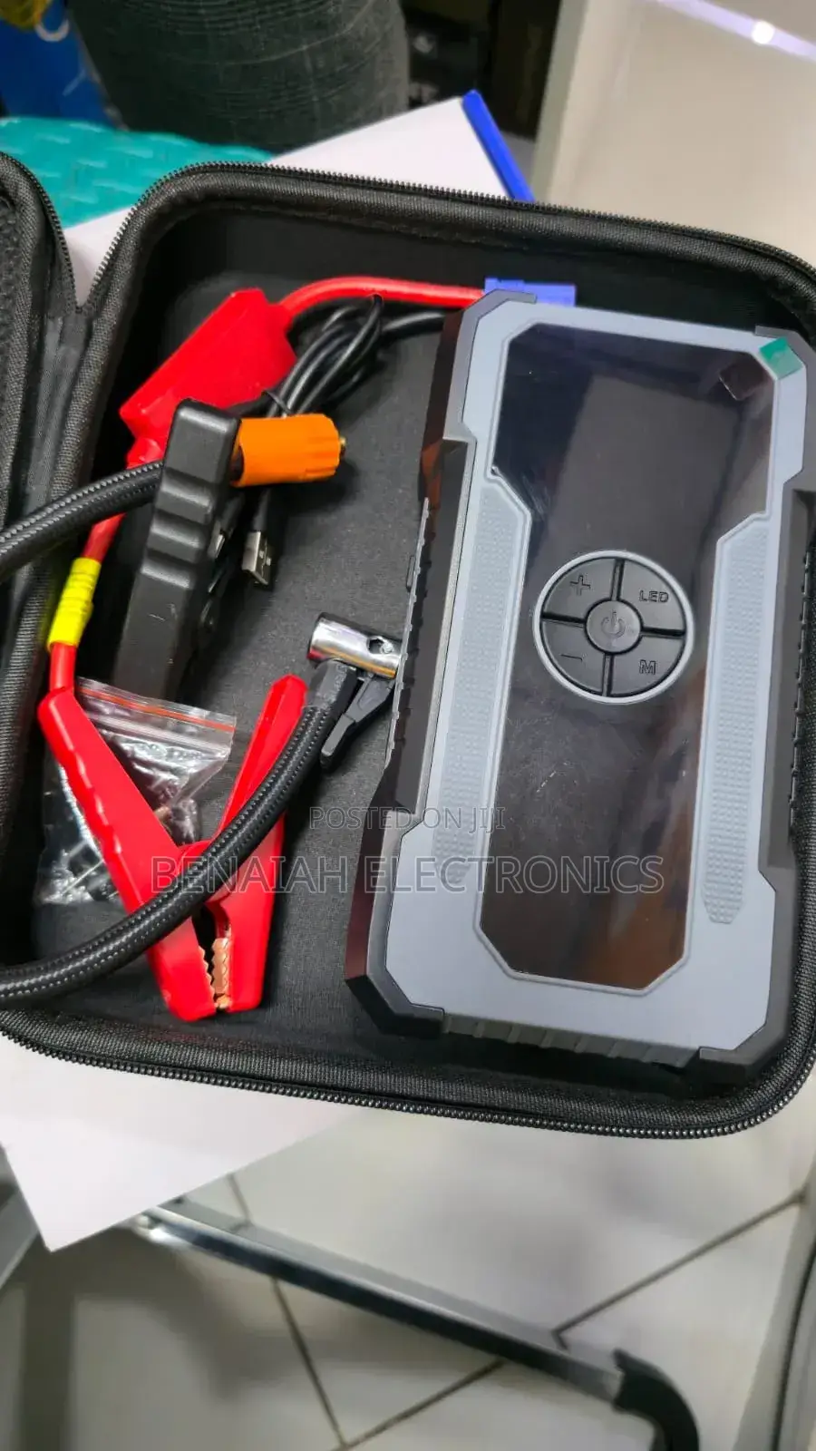 Car Jump Starter With Inflator,Led Display Portable