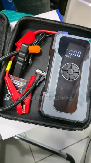 Efficient Car Jumpstarter With Inbuilt Inflator, Led Digital Display