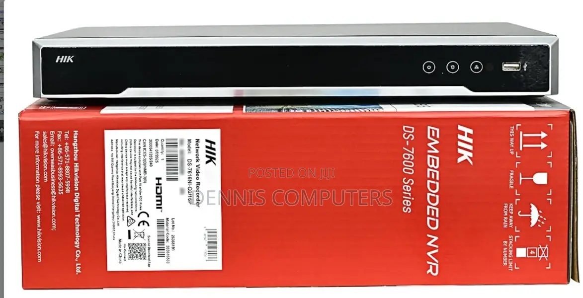 Hikvision Ds-7616ni-Q2/16p 160mbps Bit Rate Input Max