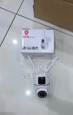 Wifi Indoor Surveillance Dome PTZ Ip Camera 2mp V380 Dual Lens PTZ