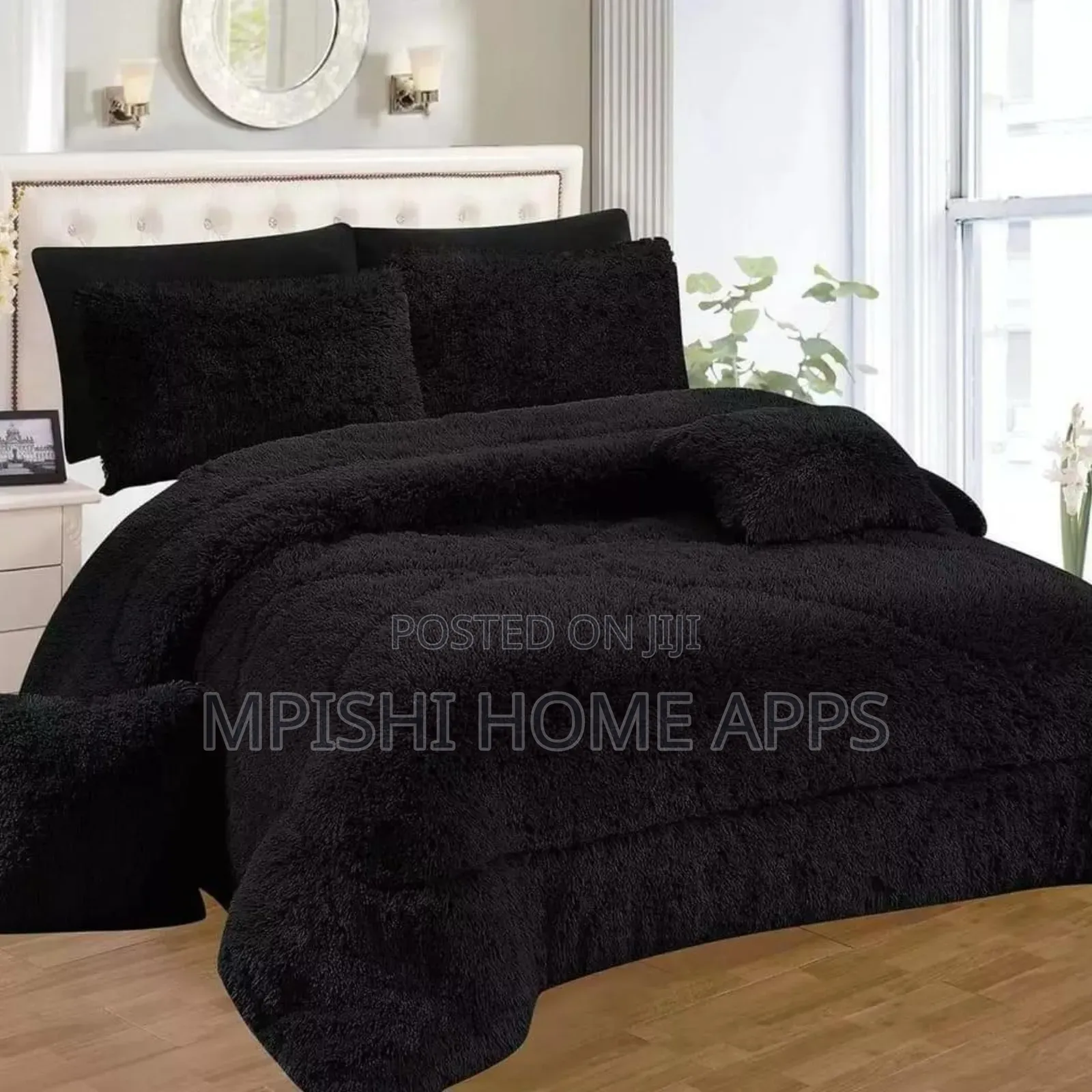6pc Luxury Designs Velvet Plush Fluffy Duvet