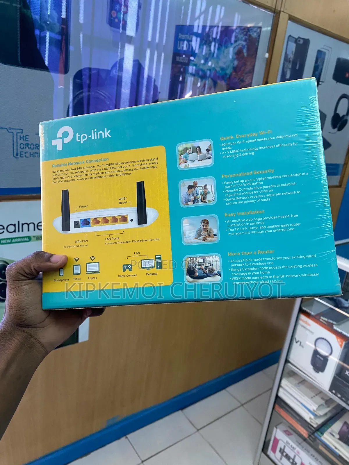 Tp-Link N300 Wireless Extender, Wi-Fi Router (Tl-Wr841n)
